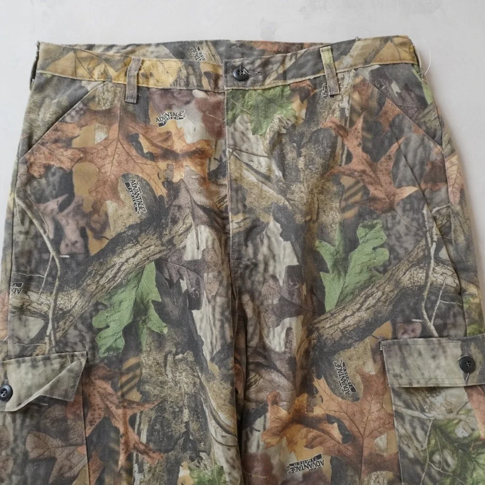 Vintage Liberty Camo Cargo Pants Large Regular Mens Advantage Timber USA Made